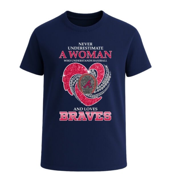 Never Underestimate A Woman Who Understands Baseball And Loves Atlanta Braves