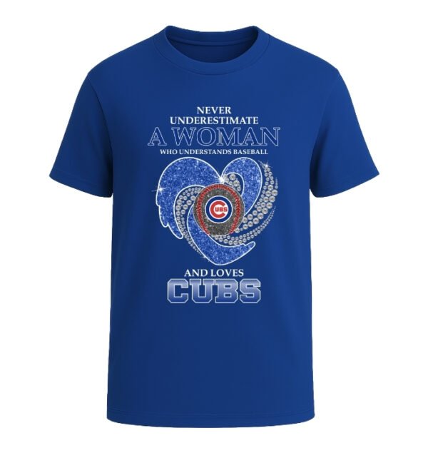 Never Underestimate A Woman Who Understands Baseball And Loves Chicago Cubs