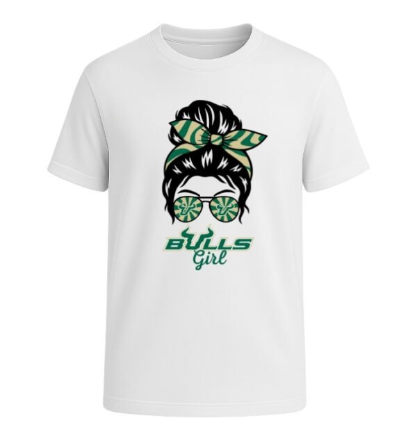 South Florida Bulls Girl Messy Bun Glasses
