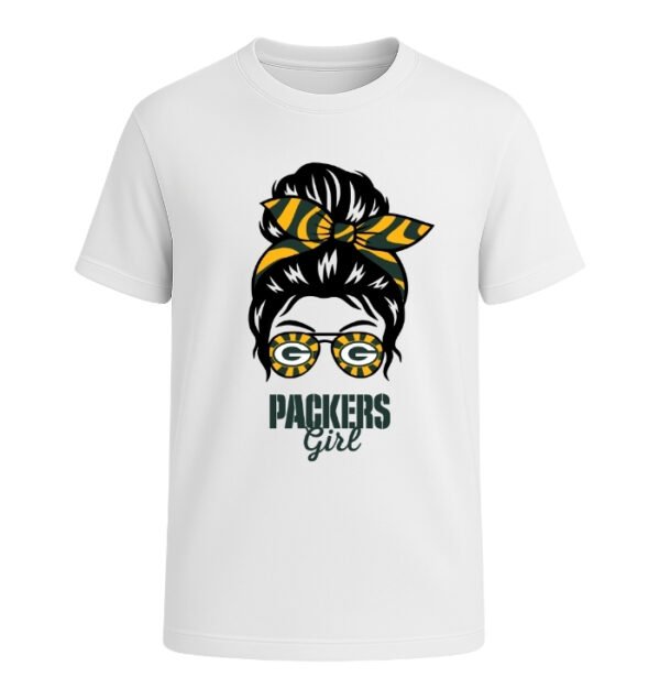 Green Bay Packers Girl Messy Bun Glasses