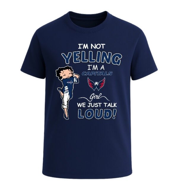 Washington Capitals girl, We Just Talk Loud!