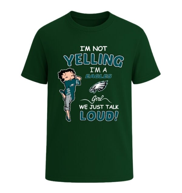 Philadelphia Eagles girl, We Just Talk Loud!