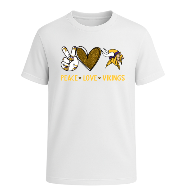 Peace Love Minnesota Vikings