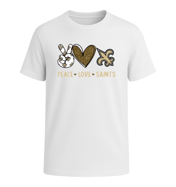 Peace Love New Orleans Saints