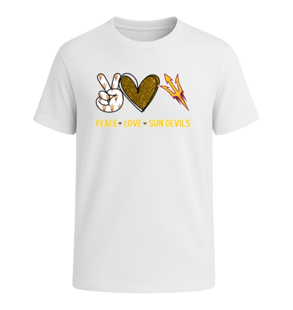 Peace Love Arizona State Sun Devils
