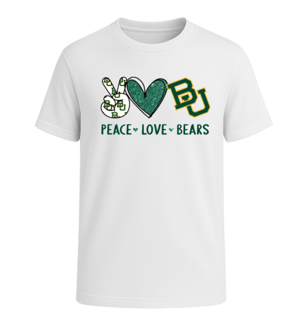 Peace Love Baylor Bears