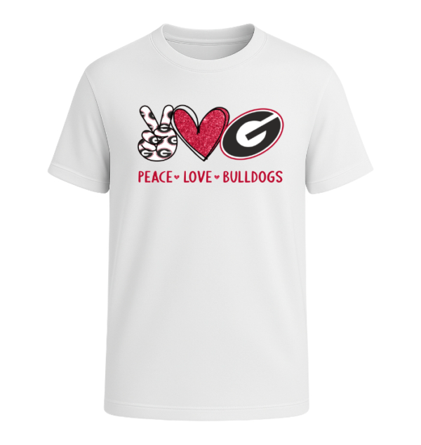 Peace Love Georgia Bulldogs