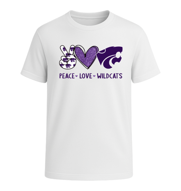Peace Love Kansas State Wildcats