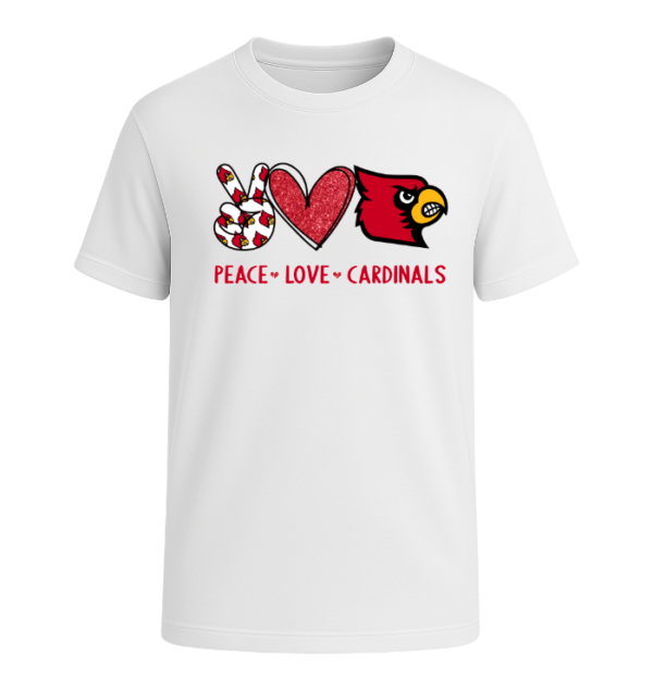 Peace Love Louisville Cardinals