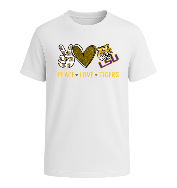 Peace Love LSU Tigers