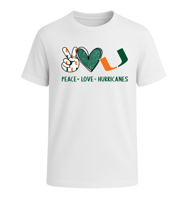 Peace Love Miami Hurricanes