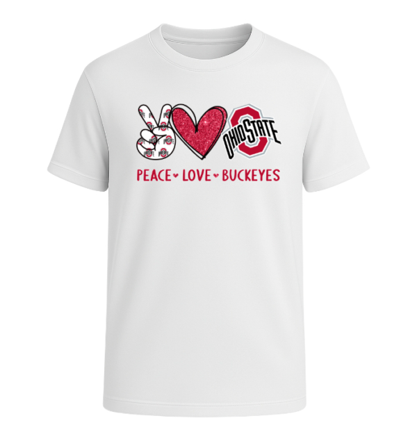 Peace Love Ohio State Buckeyes