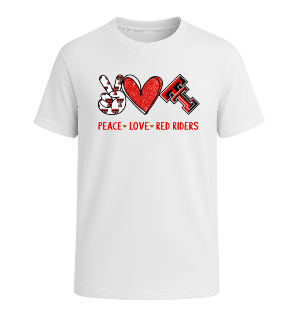 Peace Love Texas Tech Red Raiders