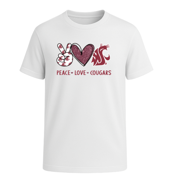 Peace Love Washington State Cougars