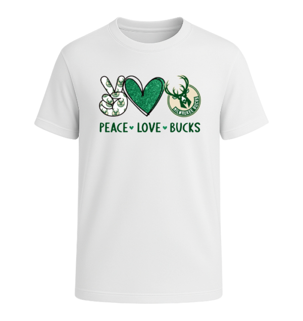 Peace Love Milwaukee Bucks