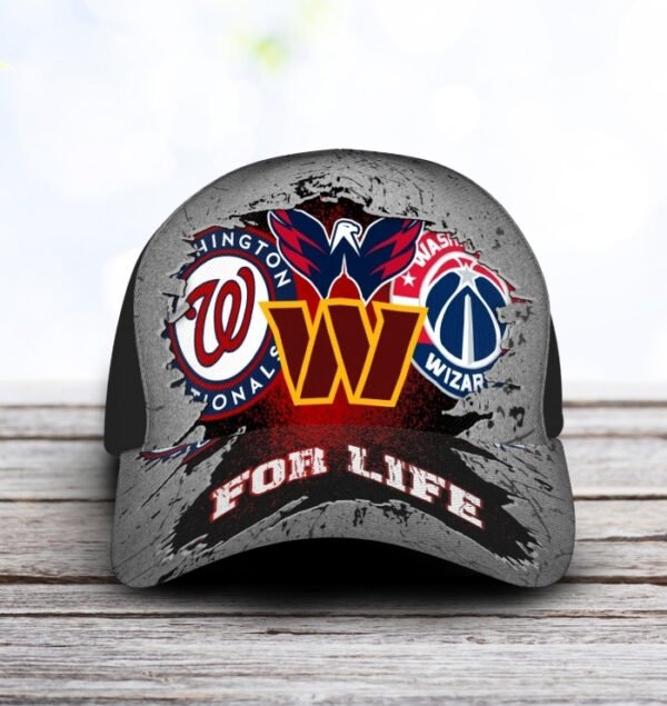 Washington Commanders, Nationals, Wizards & Capitals For Life