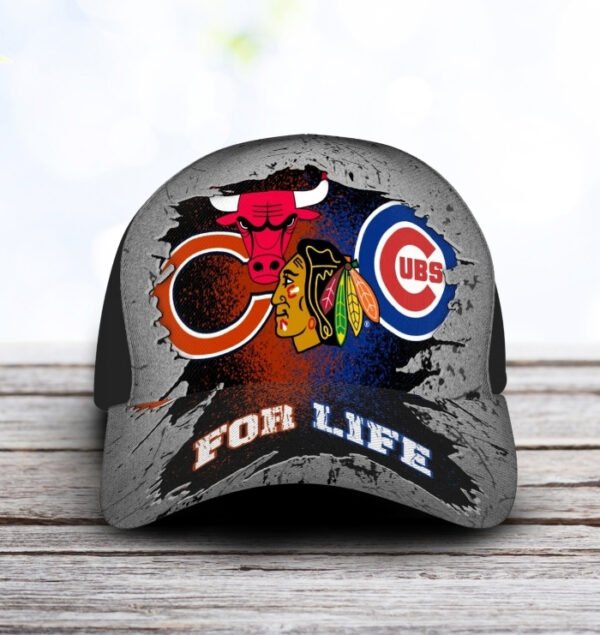 Chicago Cubs, Bears, Bulls & Blackhawks For Life