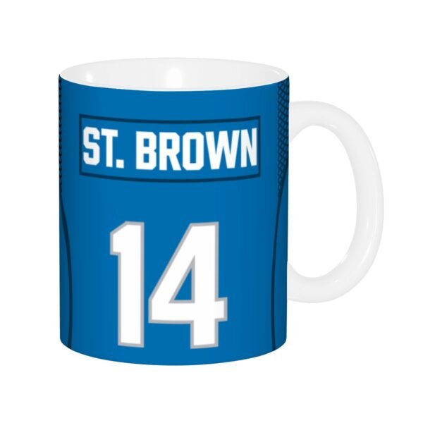 Detroit Lions Theme Jersey Mug