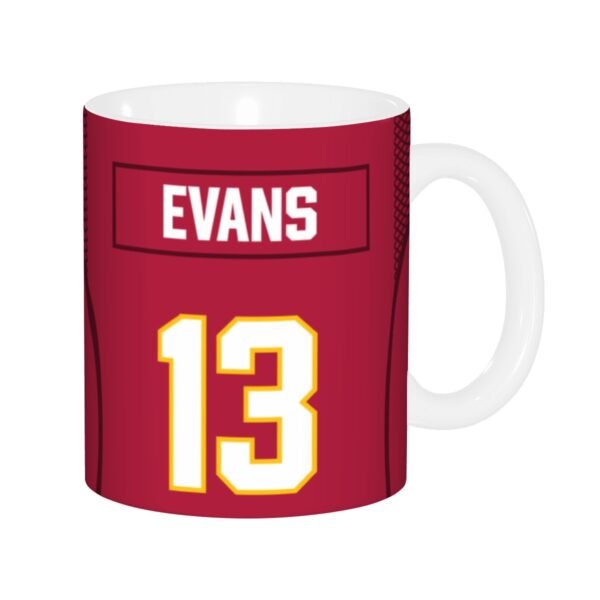 Kansas City Chiefs Theme Jersey Mug