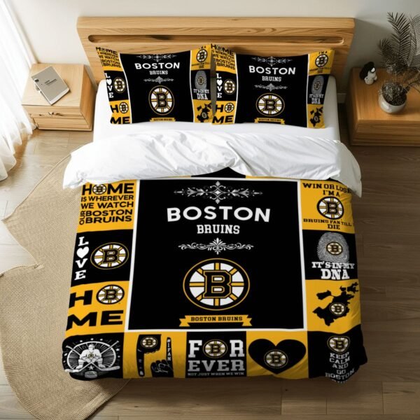 Boston Bruins Pride Duvet Bedding Set