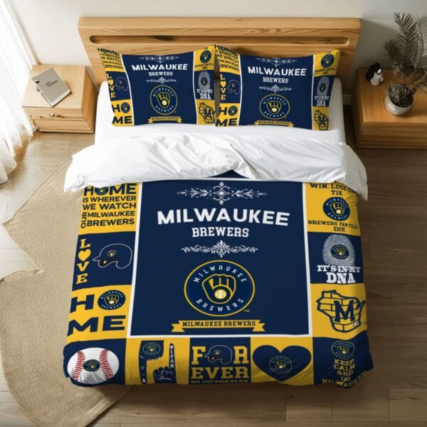 Milwaukee Brewers Pride Duvet Bedding Set
