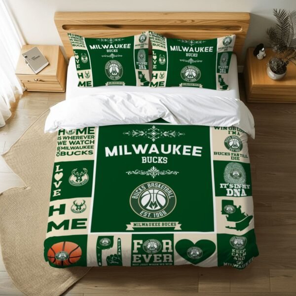 Milwaukee Bucks Pride Duvet Bedding Set