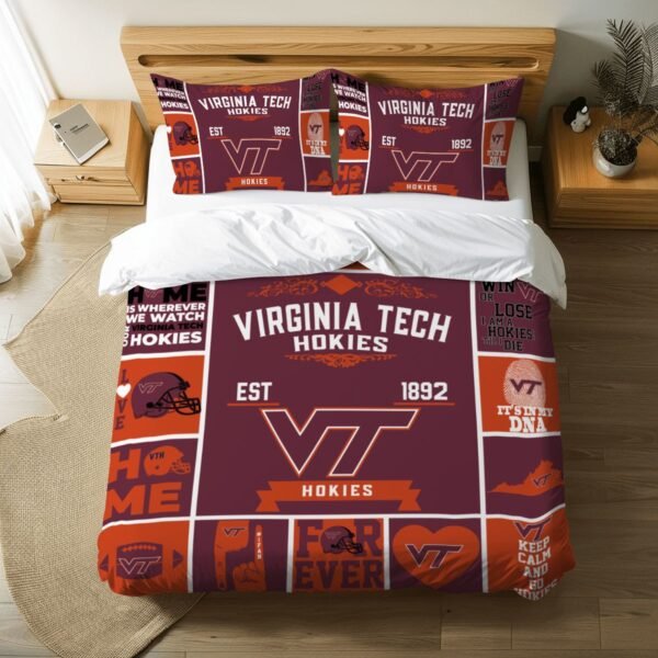 Virginia Tech Hokies Pride Duvet Bedding Set