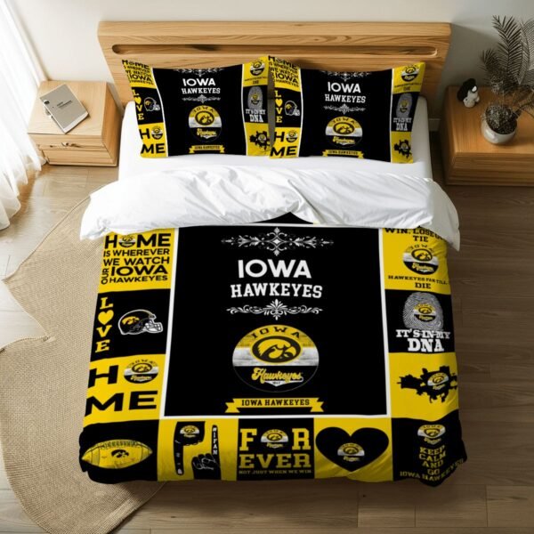 Iowa Hawkeyes Pride Duvet Bedding Set