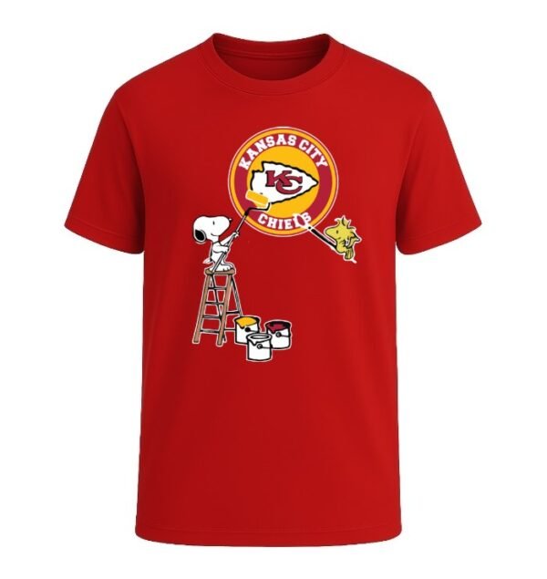 Snoopy Painting Kansas City Chiefs Spirit