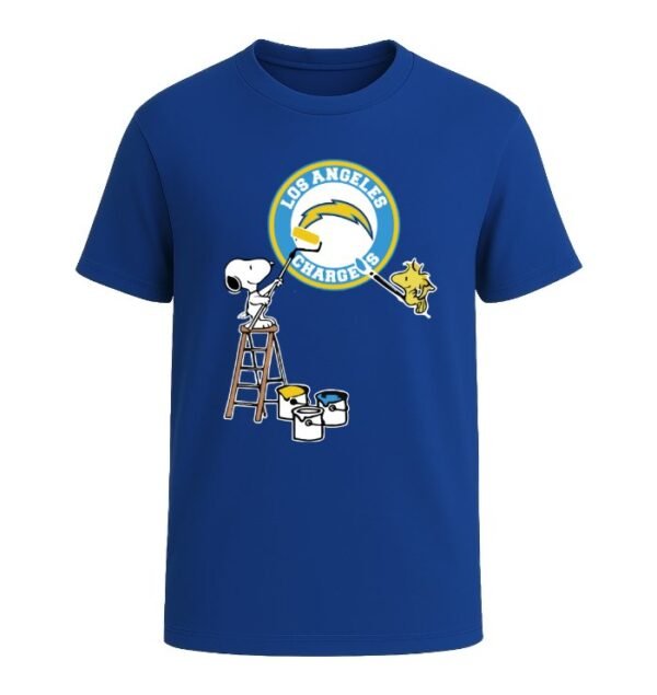 Snoopy Painting Los Angeles Chargers Spirit