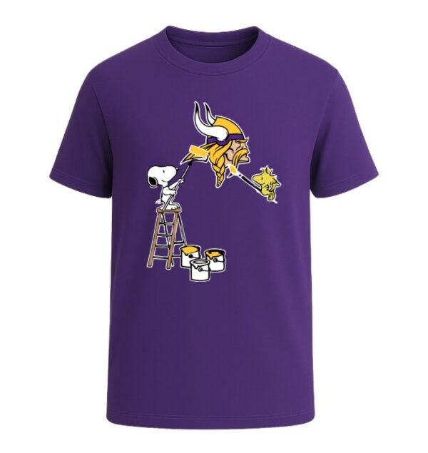 Snoopy Painting Minnesota Vikings Spirit