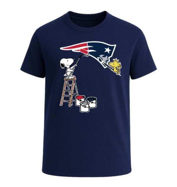 Snoopy Painting New England Patriots Spirit