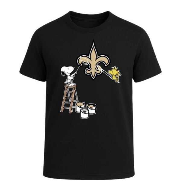 Snoopy Painting New Orleans Saints Spirit