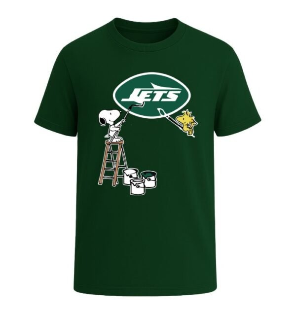 Snoopy Painting New York Jets Spirit