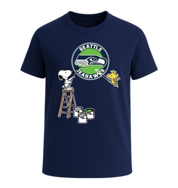 Snoopy Painting Seattle Seahawks Spirit