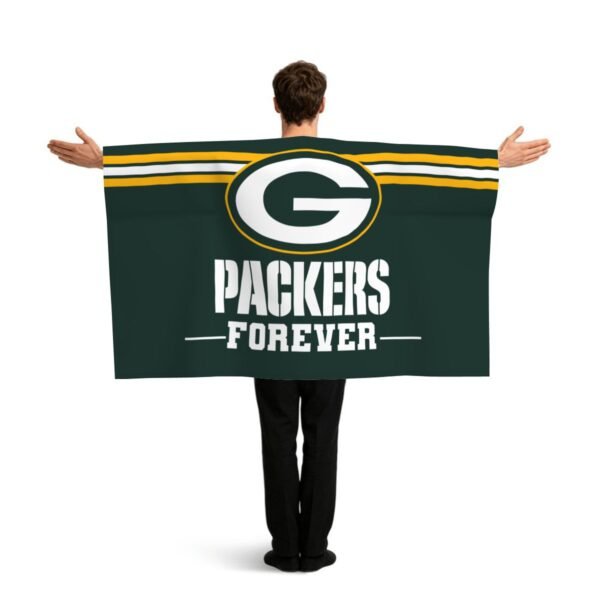 Green Bay Packers Forever Sports Flag Sleeve Cape