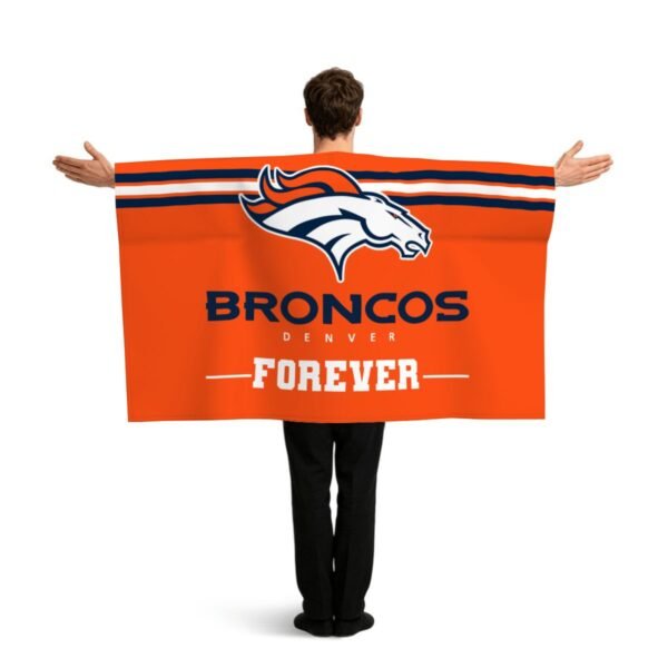 Denver Broncos Forever Sports Flag Sleeve Cape