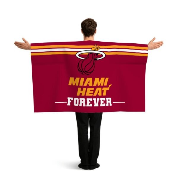 Miami Heat Forever Sports Flag Sleeve Cape