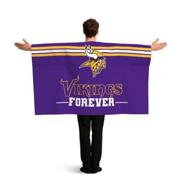 Minnesota Vikings Forever Sports Flag Sleeve Cape
