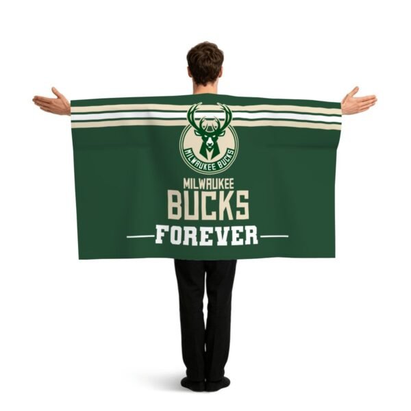 Milwaukee Bucks Forever Sports Flag Sleeve Cape
