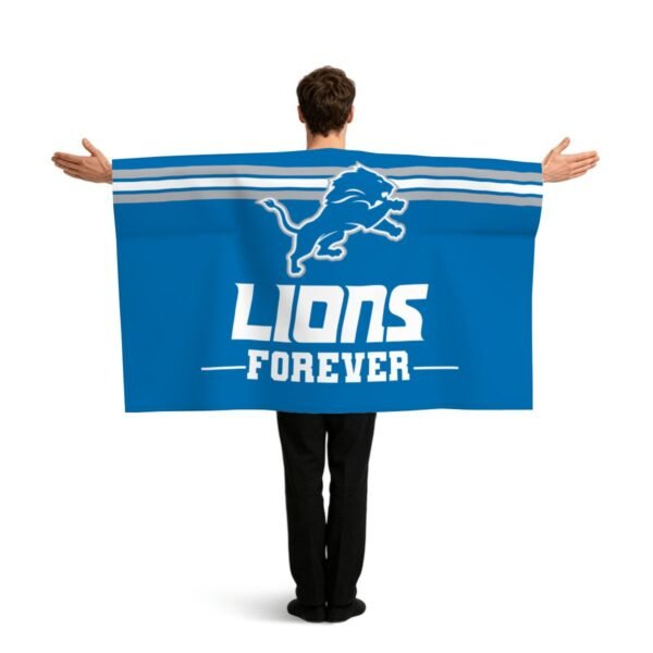 Detroit Lions Forever Sports Flag Sleeve Cape