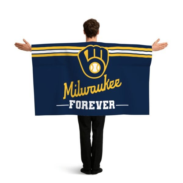 Milwaukee Brewers Forever Sports Flag Sleeve Cape