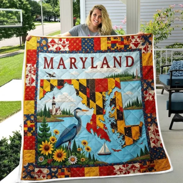 Maryland Limited Edition Quilt Blanket